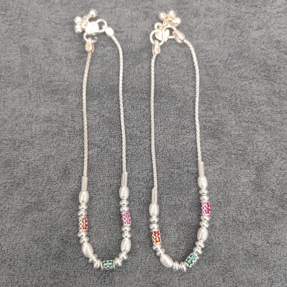Silver Anklet / Payal For Women - Image 2