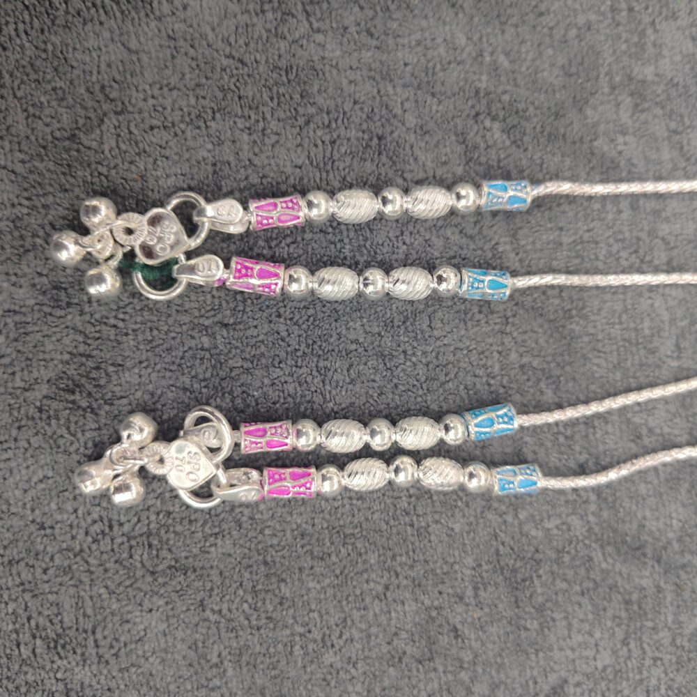 Silver Payal For Women - Image 3