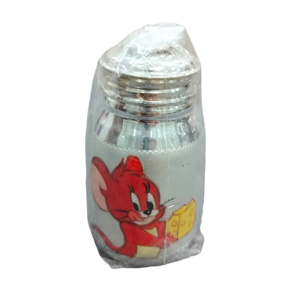 kids silver small milk bottle
